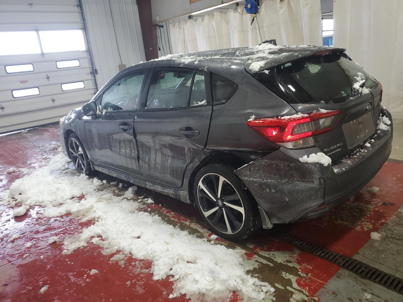 2022 Subaru Impreza VIN 4S3GTAM61N3704157 Copart auction photo, side damage thumbnail 2