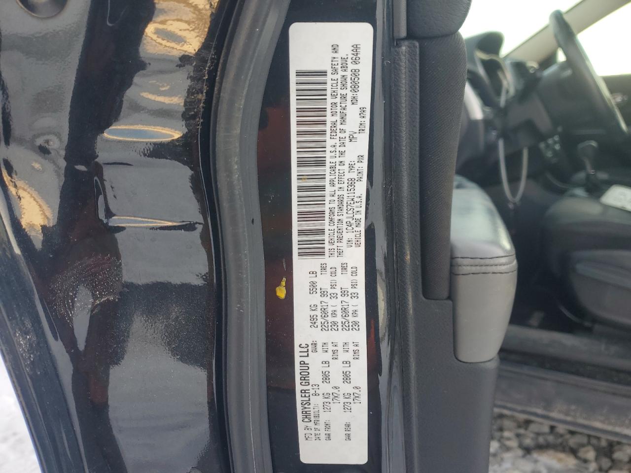 2014 Jeep Grand Cherokee VIN 1C4PJLCS7EW115368 Copart auction photo, front end / minor dent/scratches damage thumbnail 14