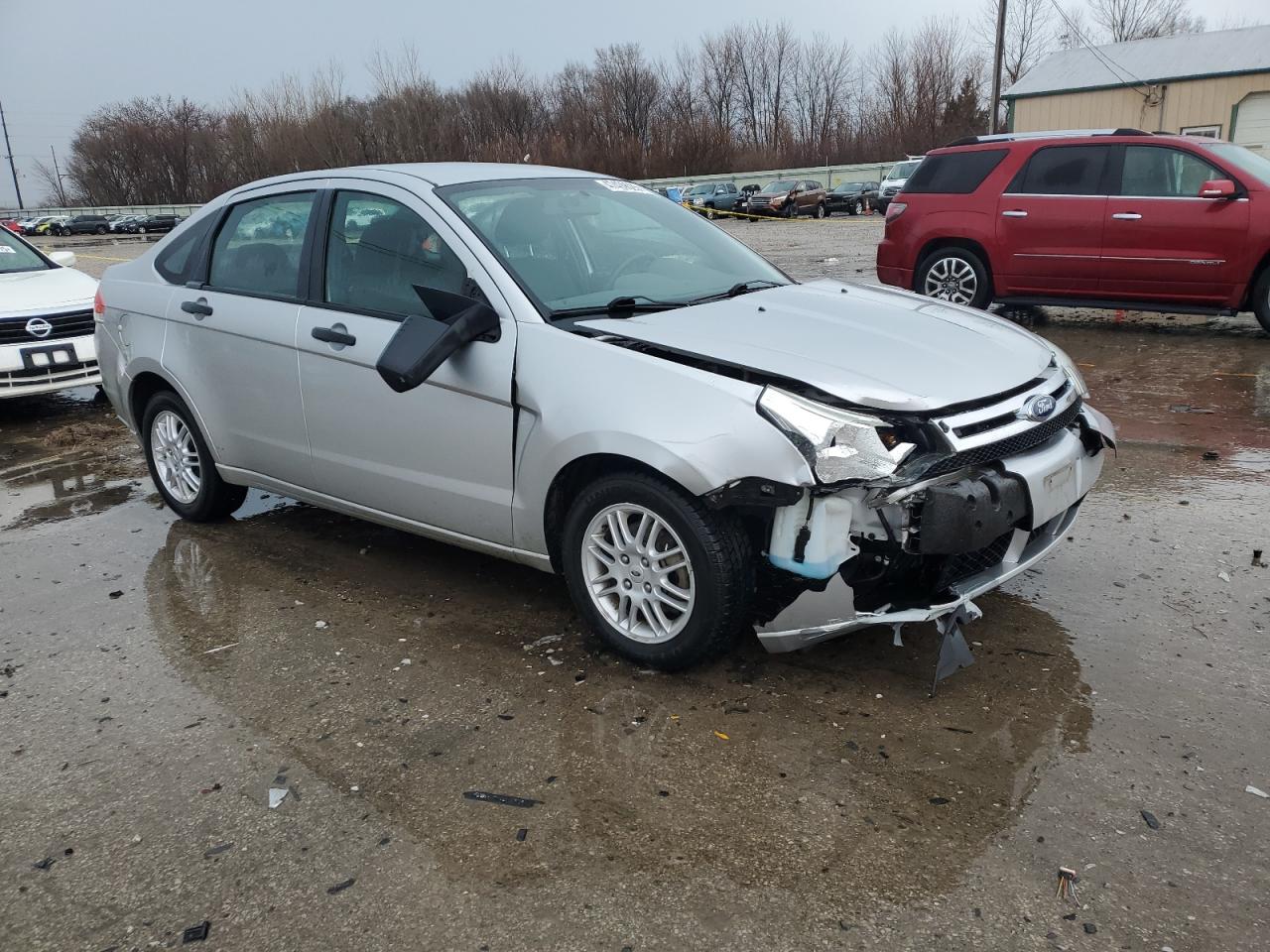 2010 Ford Focus VIN 1FAHP3FN1AW107422 Copart auction photo, front end damage thumbnail 4