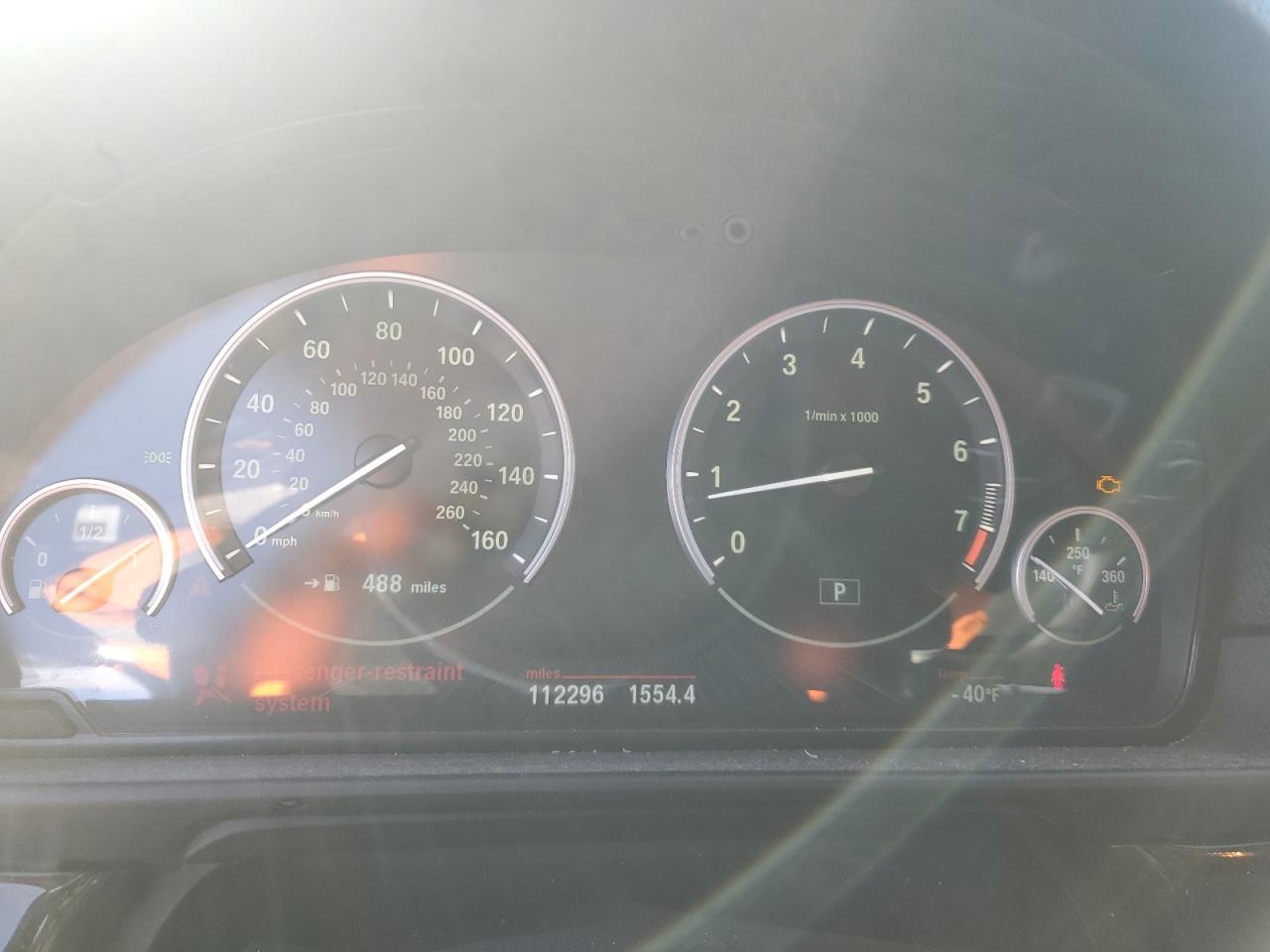 2013 BMW 5er VIN WBAFR7C50DC825246 Copart auction photo, front end damage thumbnail 9