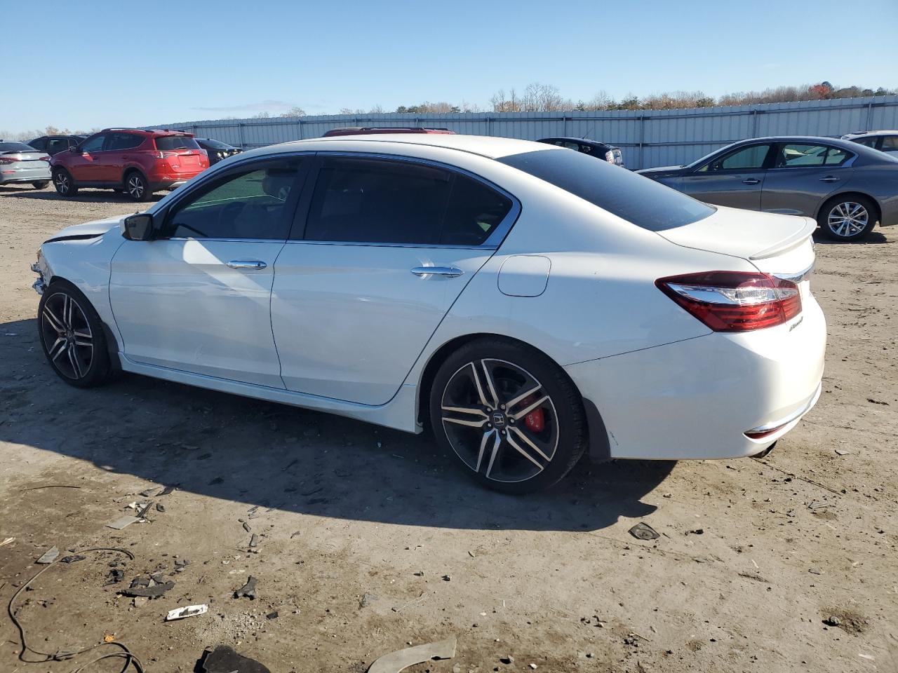 2016 Honda Accord VIN 1HGCR2F50GA123725 Copart auction photo, front end / minor dent/scratches damage thumbnail 2