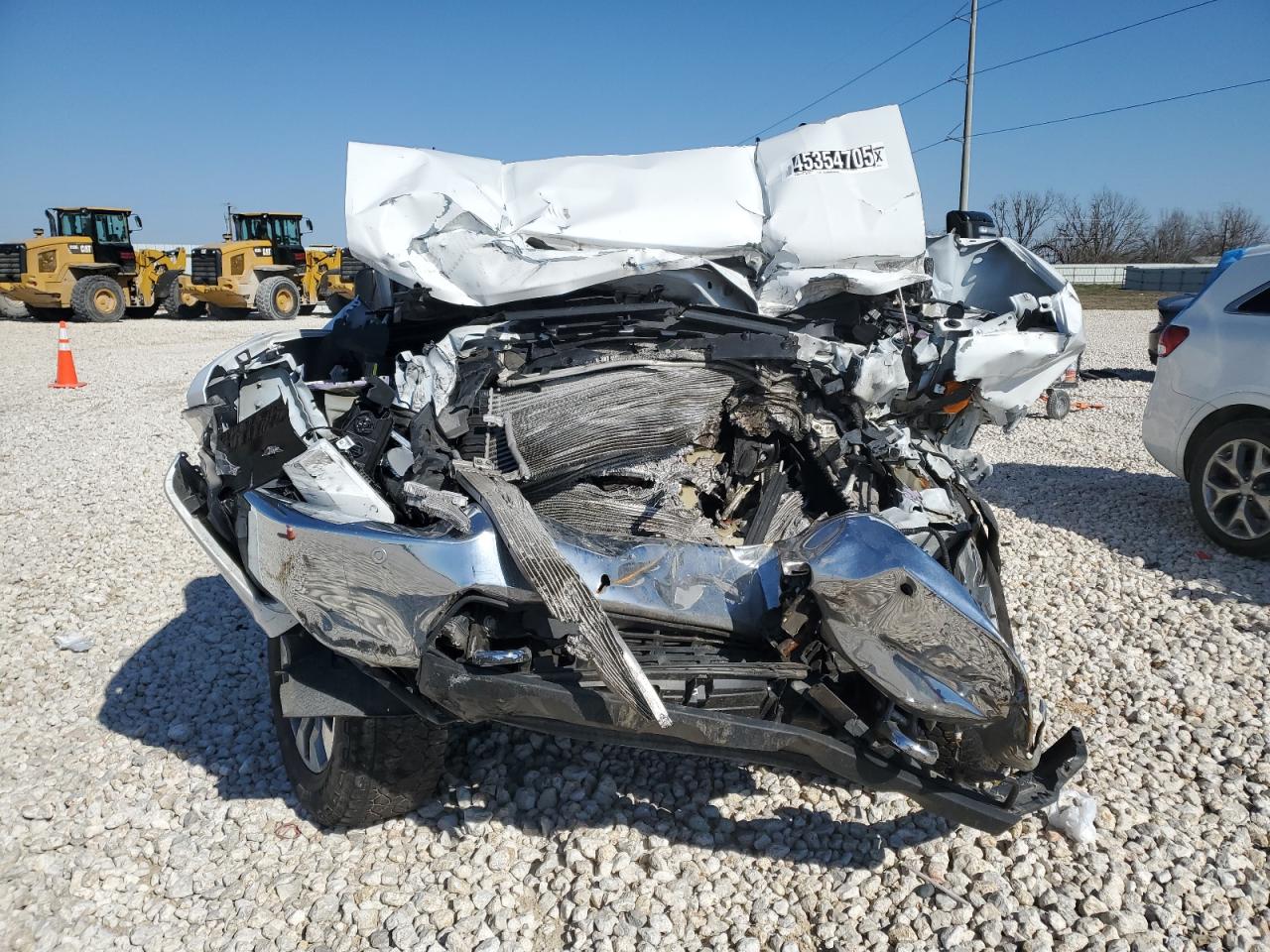 2022 Chevrolet Silverado VIN 2GC1YNEY2N1221281 Copart auction photo, all over damage thumbnail 11