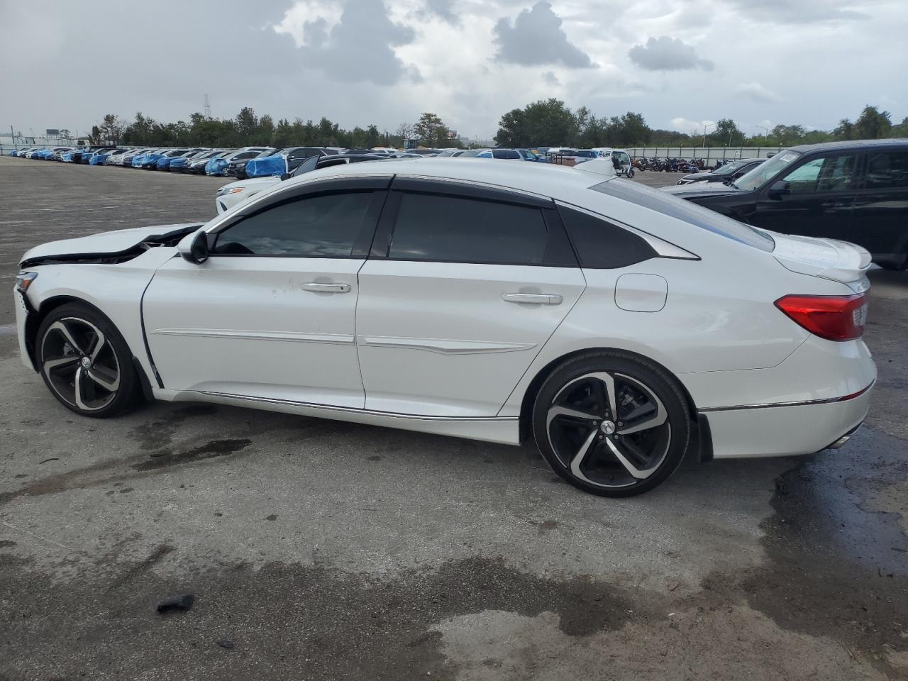 2021 Honda Accord VIN 1HGCV2F98MA019977 Copart auction photo, front end damage thumbnail 2