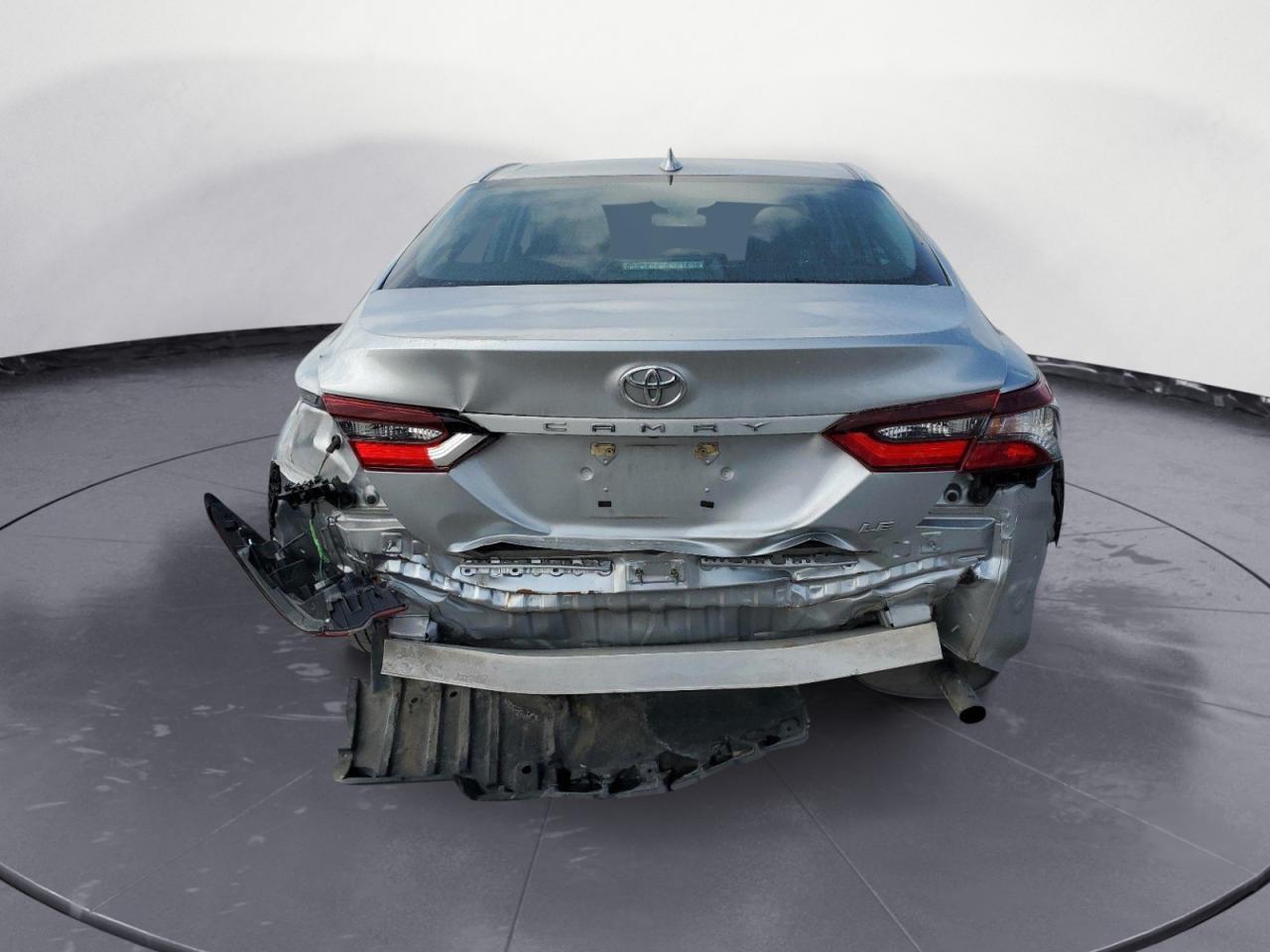 2021 Toyota Camry VIN 4T1C11AKXMU586944 Copart auction photo, front end / rear end damage thumbnail 6