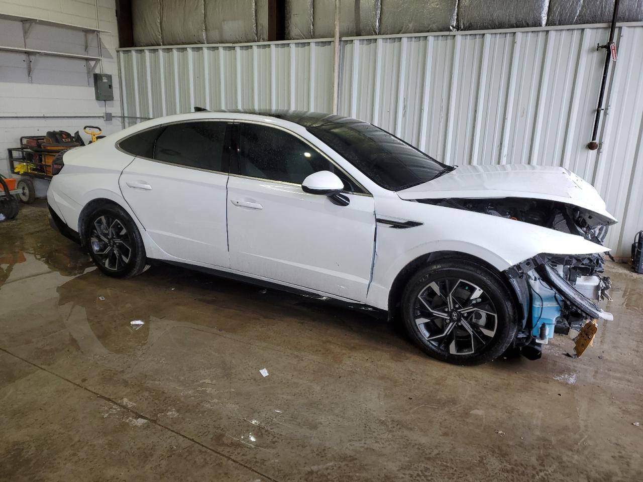 2024 Hyundai Sonata VIN KMHL64JA9RA368271 Copart auction photo, front end damage thumbnail 4