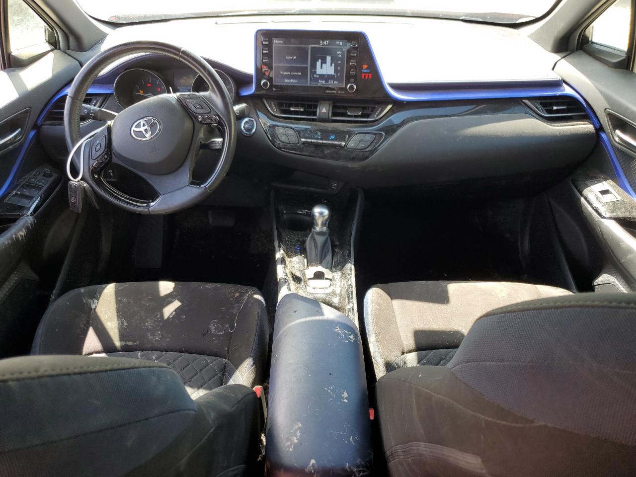 2020 Toyota C-HR VIN JTNKHMBX5L1066959 Copart auction photo, front end / side damage thumbnail 8