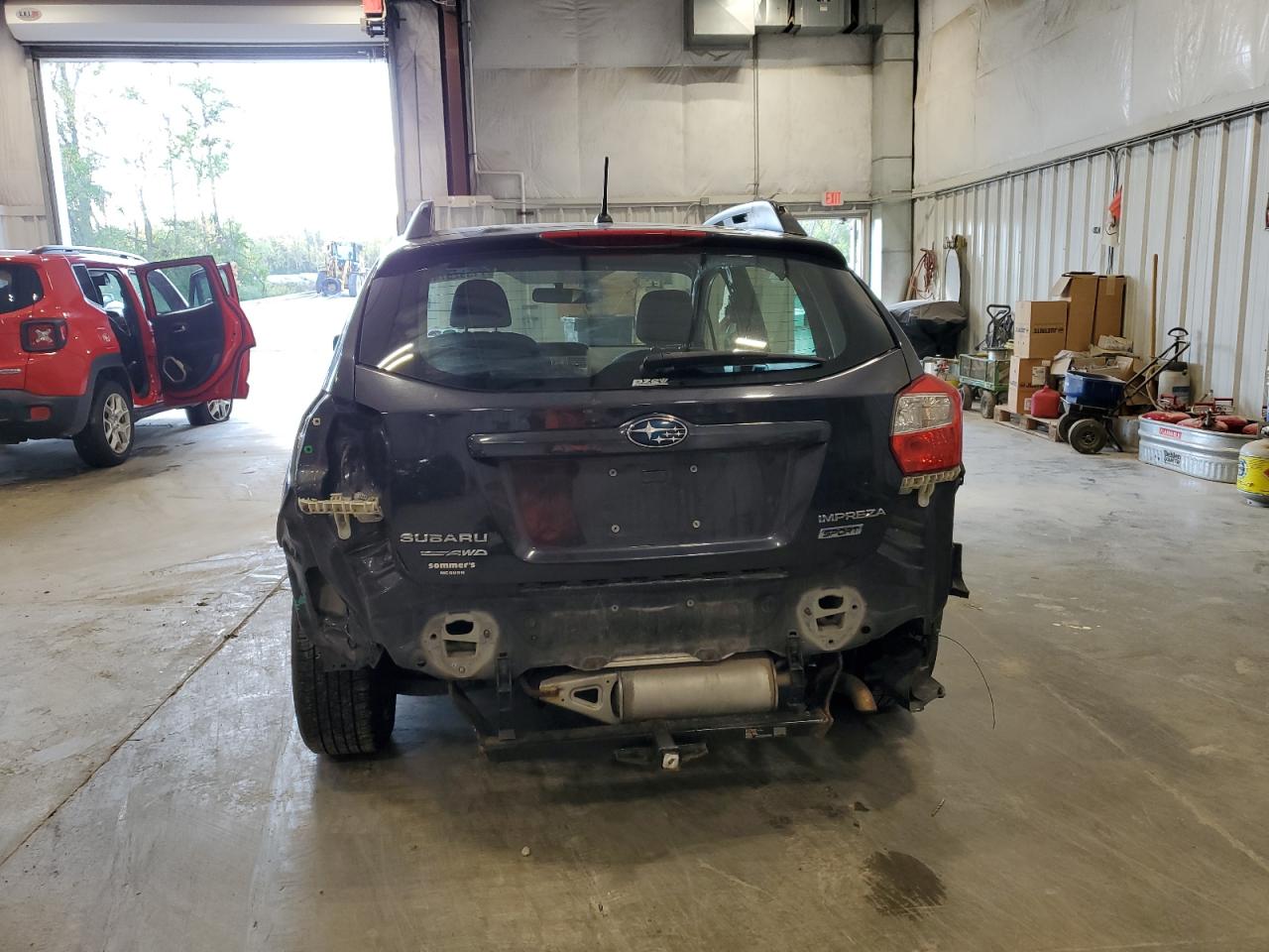 2014 Subaru Impreza VIN JF1GPAL68E8305597 Copart auction photo, front end / rear end damage thumbnail 6