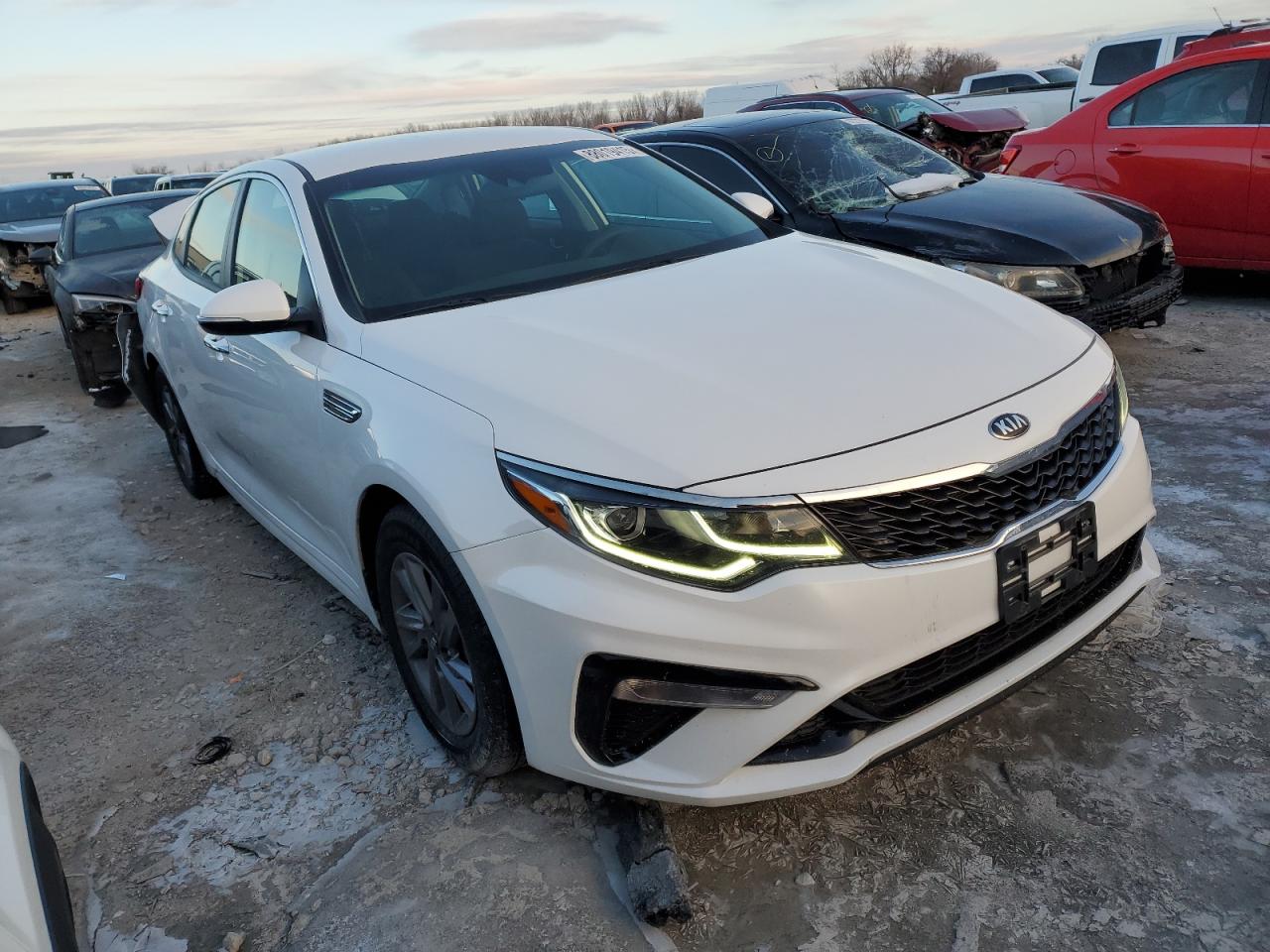 2020 KIA Optima VIN 5XXGT4L35LG436767 Copart auction photo, rear end damage thumbnail 4