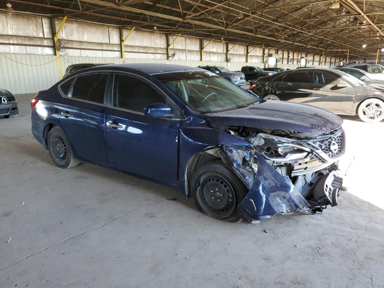 2019 Nissan Sentra VIN 3N1AB7AP2KY260477 Copart auction photo, front end damage thumbnail 4