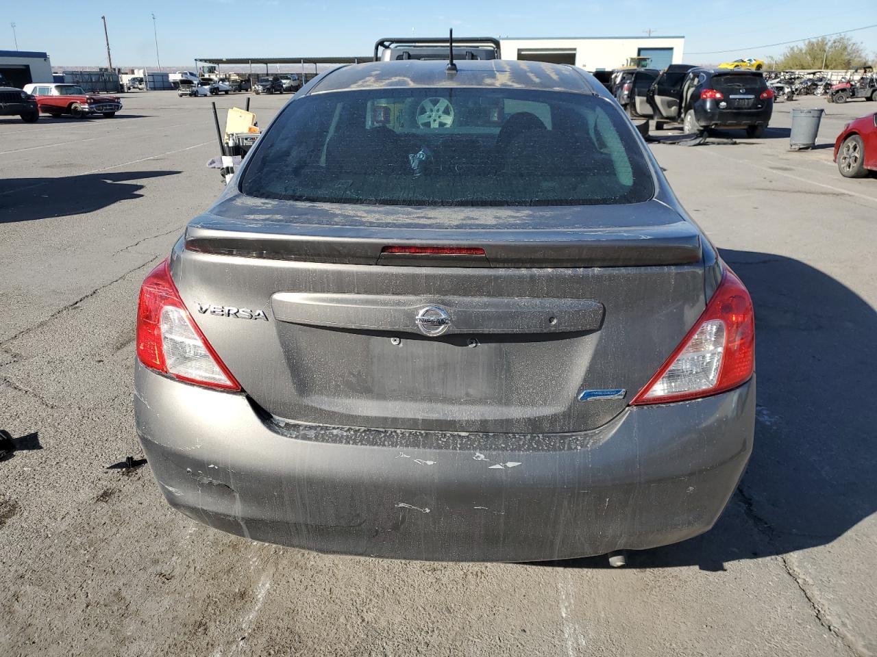 2014 Nissan Versa VIN 3N1CN7AP9EL848183 Copart auction photo, front end damage thumbnail 6