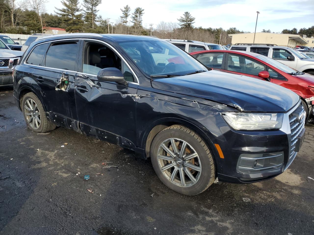 2018 Audi Q7 VIN WA1LHAF75JD018143 Copart auction photo, side / minor dent/scratches damage thumbnail 4