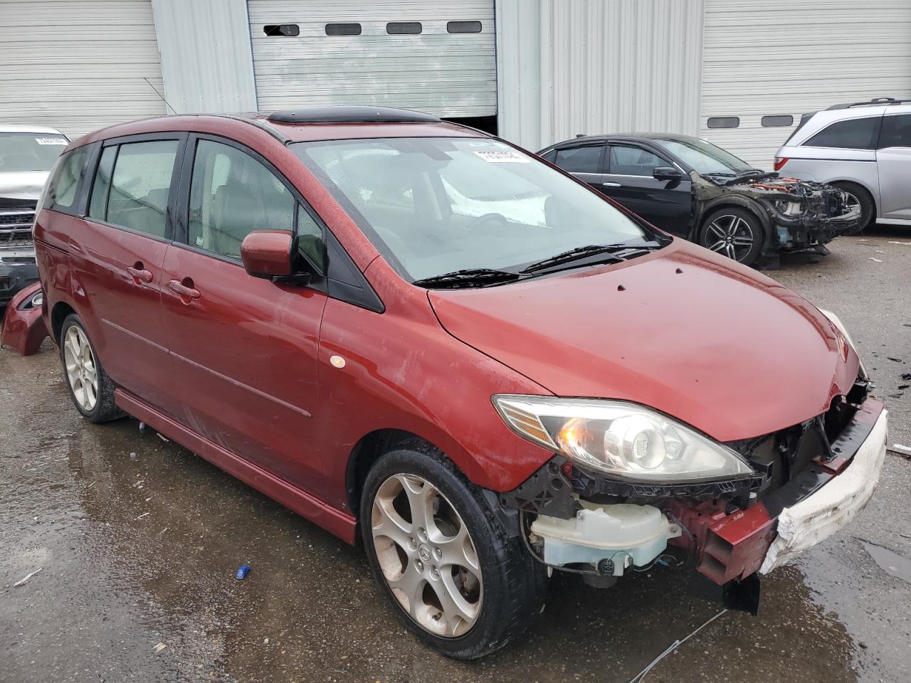 2008 Mazda 5 VIN JM1CR29L780302439 Copart auction photo, front end damage thumbnail 4