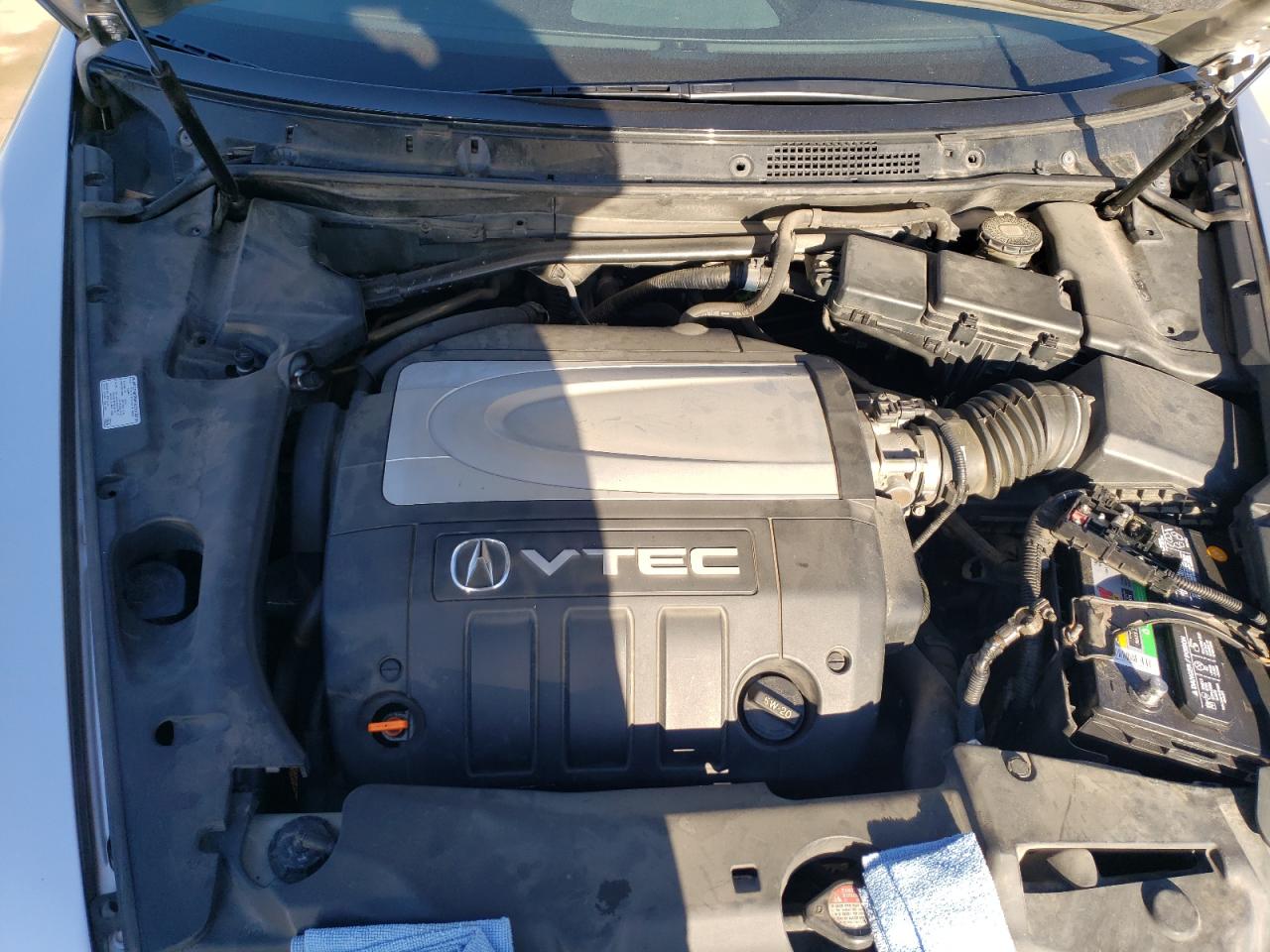 2005 Acura RL VIN JH4KB16555C001760 Copart auction photo, front end / side damage thumbnail 12