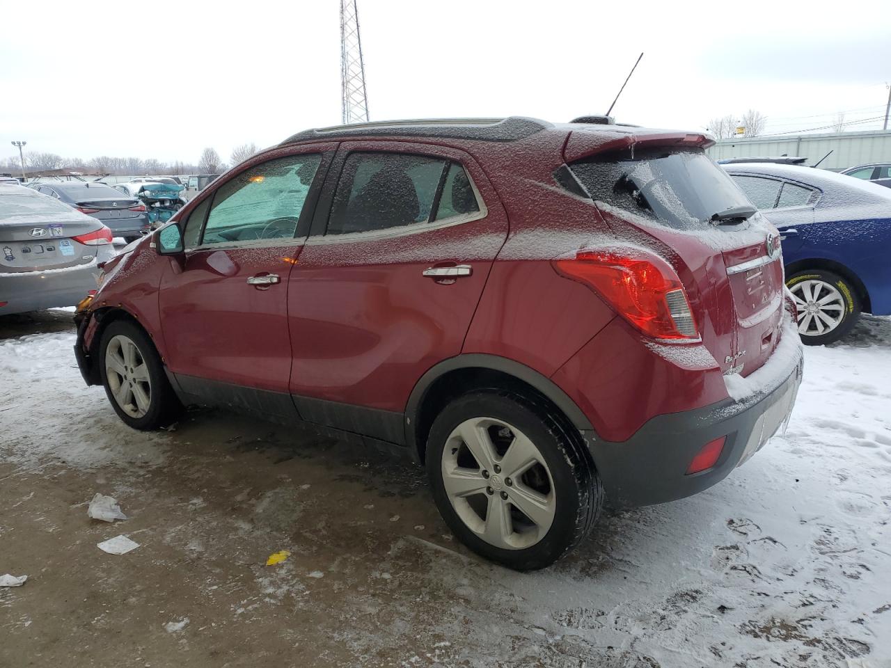 2015 Buick Encore VIN KL4CJASB2FB226417 Copart auction photo, front end damage thumbnail 2