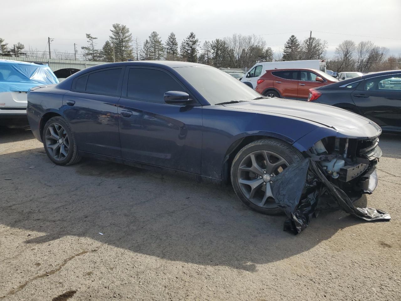2015 Dodge Charger VIN 2C3CDXHG9FH832103 Copart auction photo, front end damage thumbnail 4