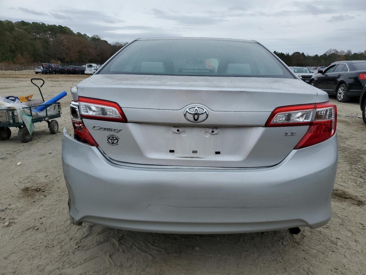 2014 Toyota Camry VIN 4T1BF1FKXEU344162 Copart auction photo, rear end damage thumbnail 6