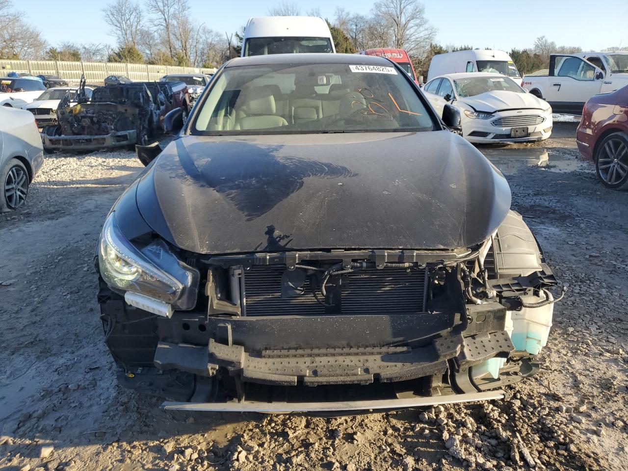 2015 Infiniti Q50 VIN JN1BV7AR8FM412137 Copart auction photo, all over damage thumbnail 5