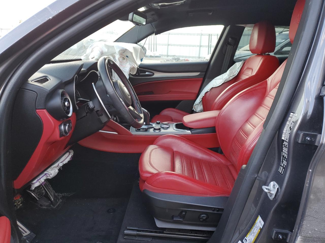 2021 Alfa Romeo Stelvio VIN ZASPAKBN0M7D11271 Copart auction photo, front end / side damage thumbnail 7