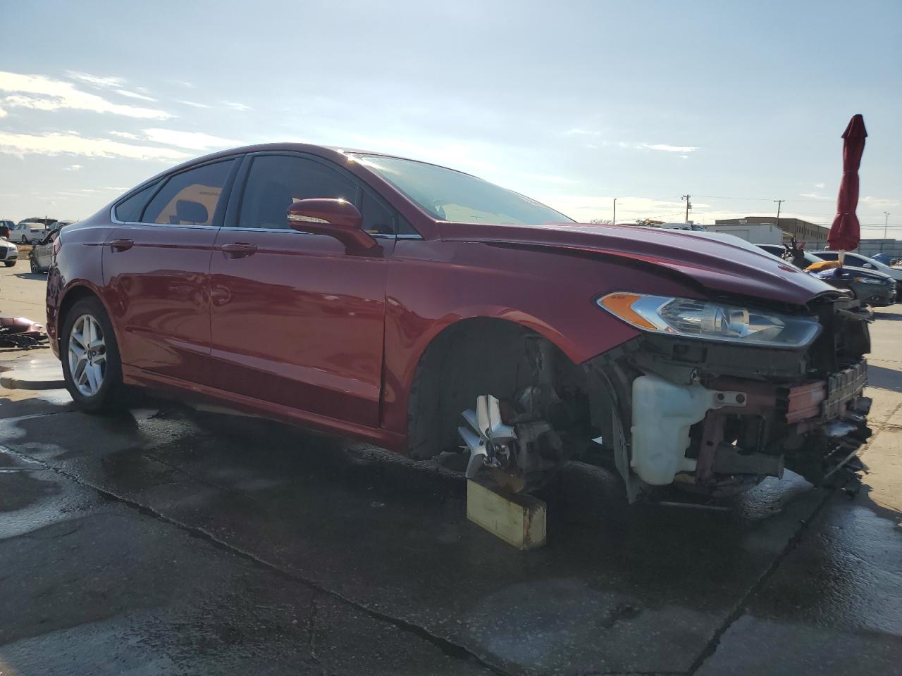 2015 Ford Fusion VIN 1FA6P0H70F5120860 Copart auction photo, front end / rear end damage thumbnail 4