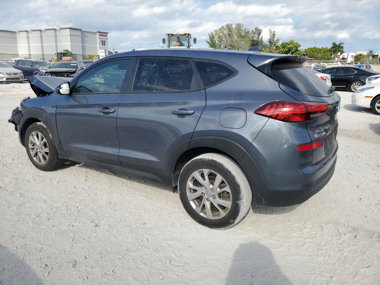 2021 Hyundai Tucson VIN KM8J23A46MU291356 Copart auction photo, front end damage thumbnail 2