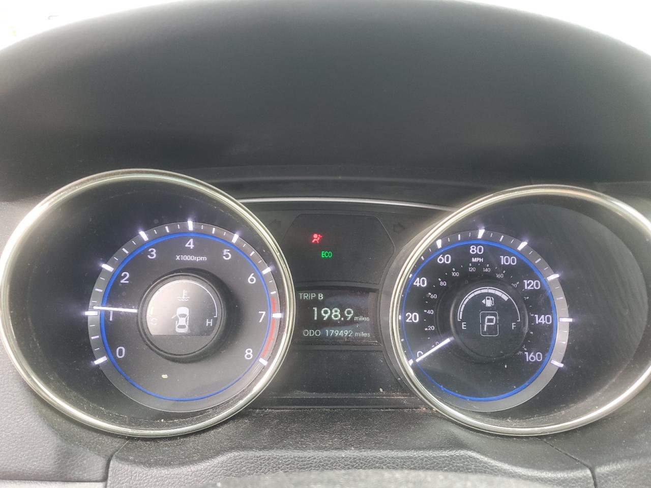 2013 Hyundai Sonata VIN 5NPEB4AC9DH676438 Copart auction photo, front end / rear end damage thumbnail 9