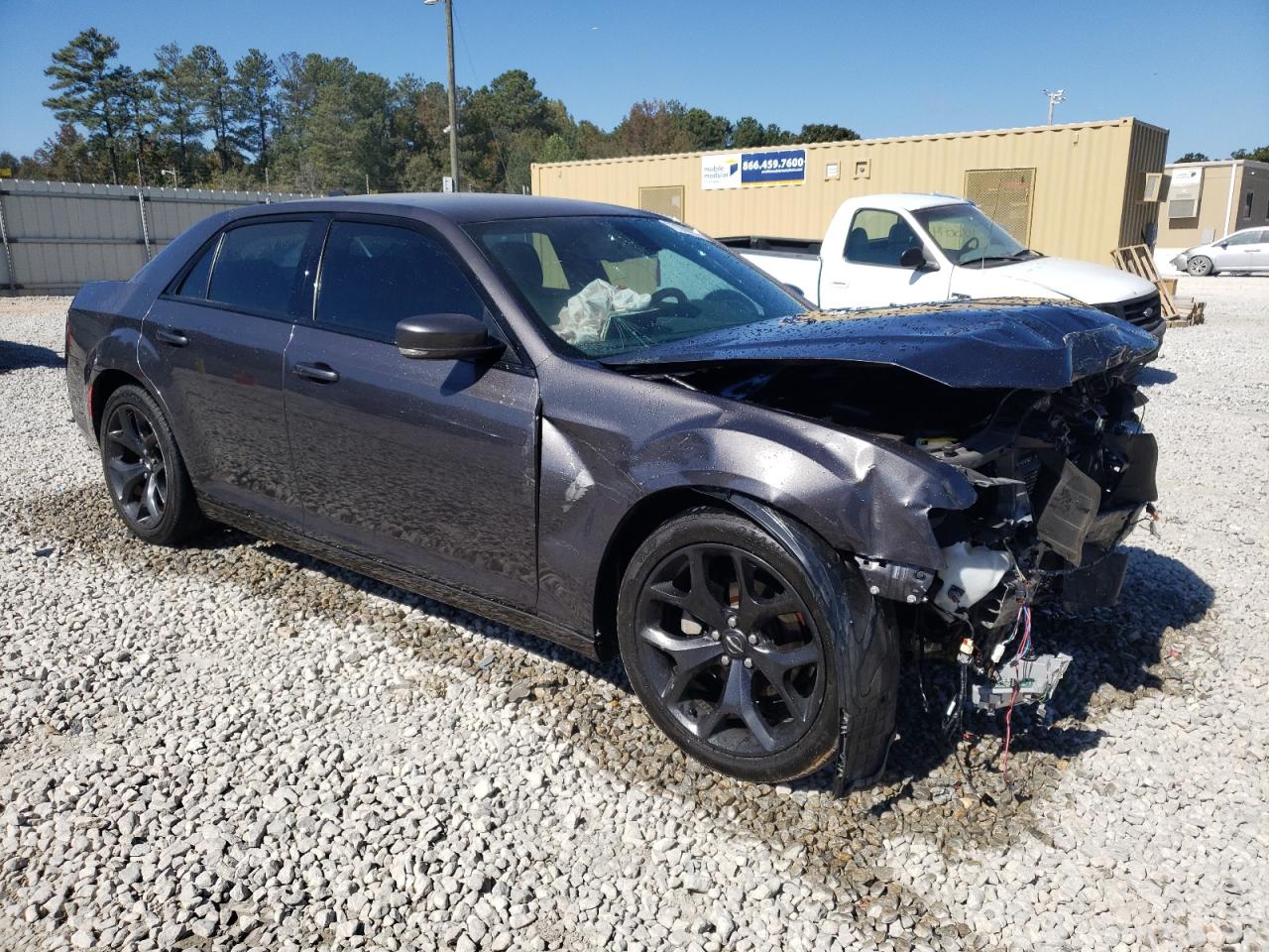 2021 Chrysler 300 VIN 2C3CCABG3MH545782 Copart auction photo, front end damage thumbnail 4