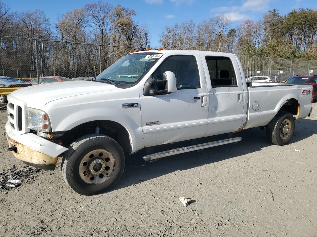 2007 Ford F250 VIN 1FTSW21PX7EA66891