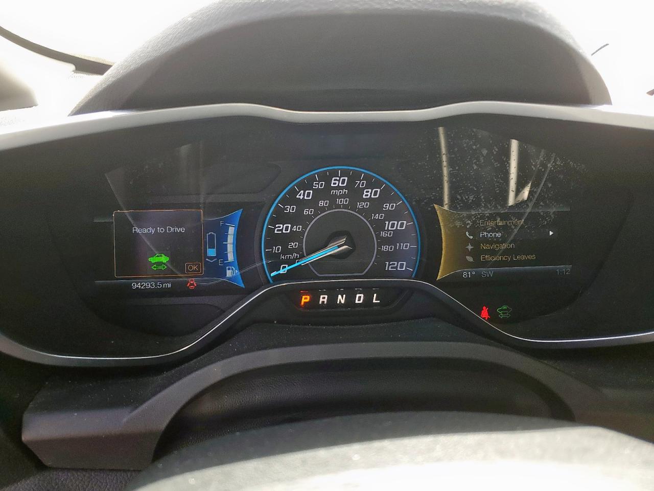 2014 Ford C-MAX VIN 1FADP5BU6EL506020 Copart auction photo, front end damage thumbnail 9
