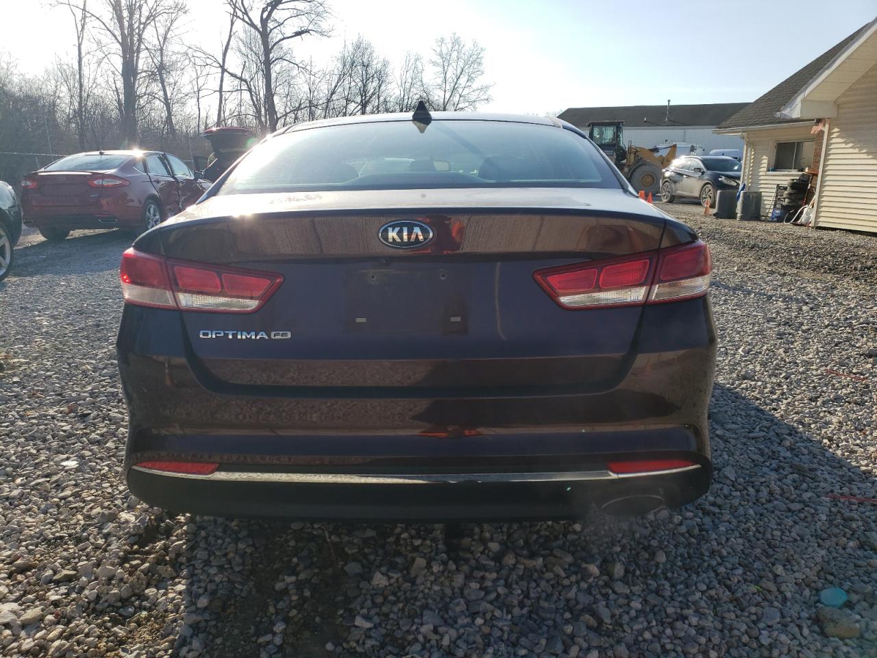 2016 KIA Optima VIN 5XXGT4L36GG050302 Copart auction photo, front end / side damage thumbnail 6