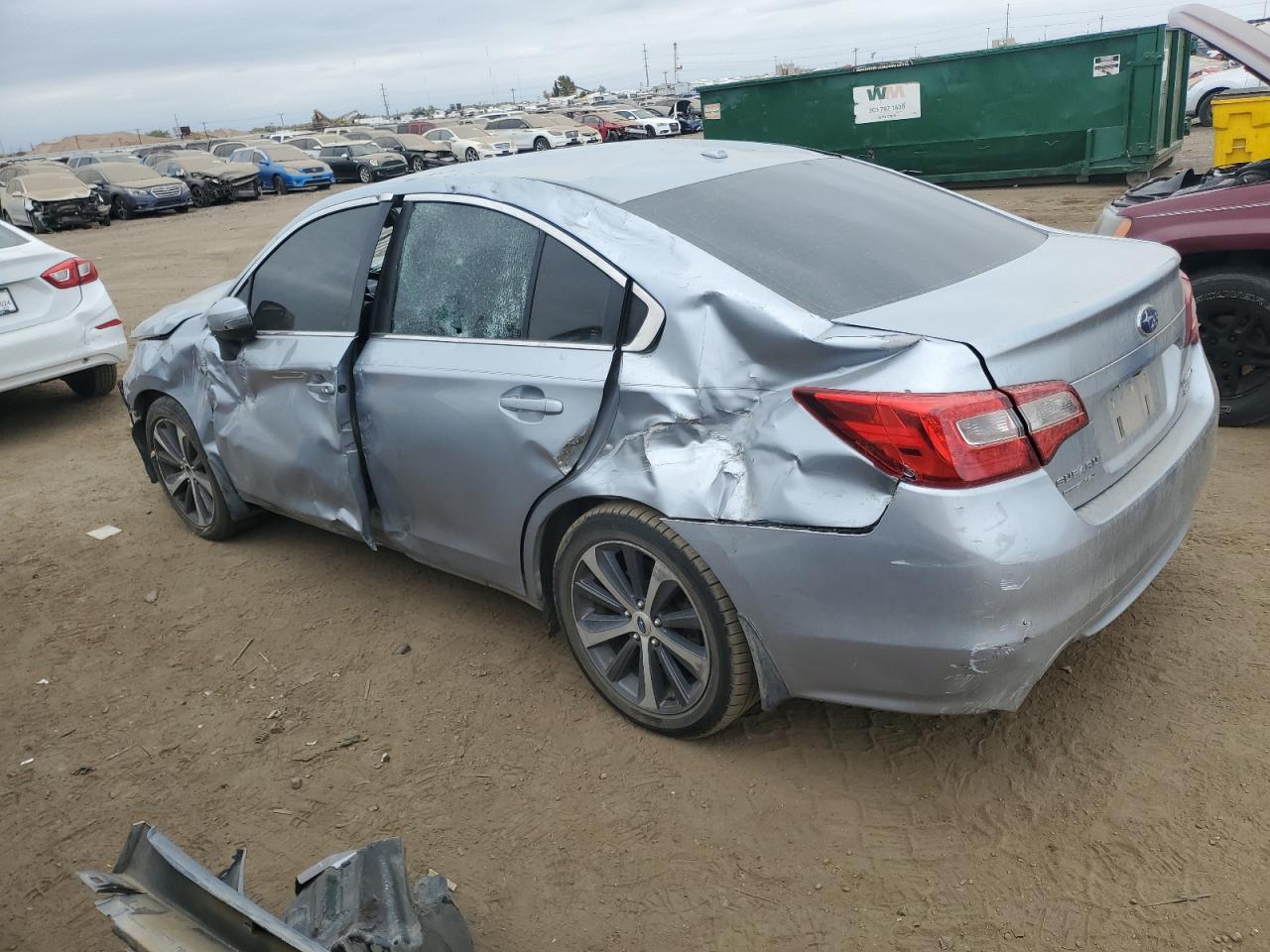 2015 Subaru Legacy VIN 4S3BNEJ67F3023258 Copart auction photo, all over damage thumbnail 2