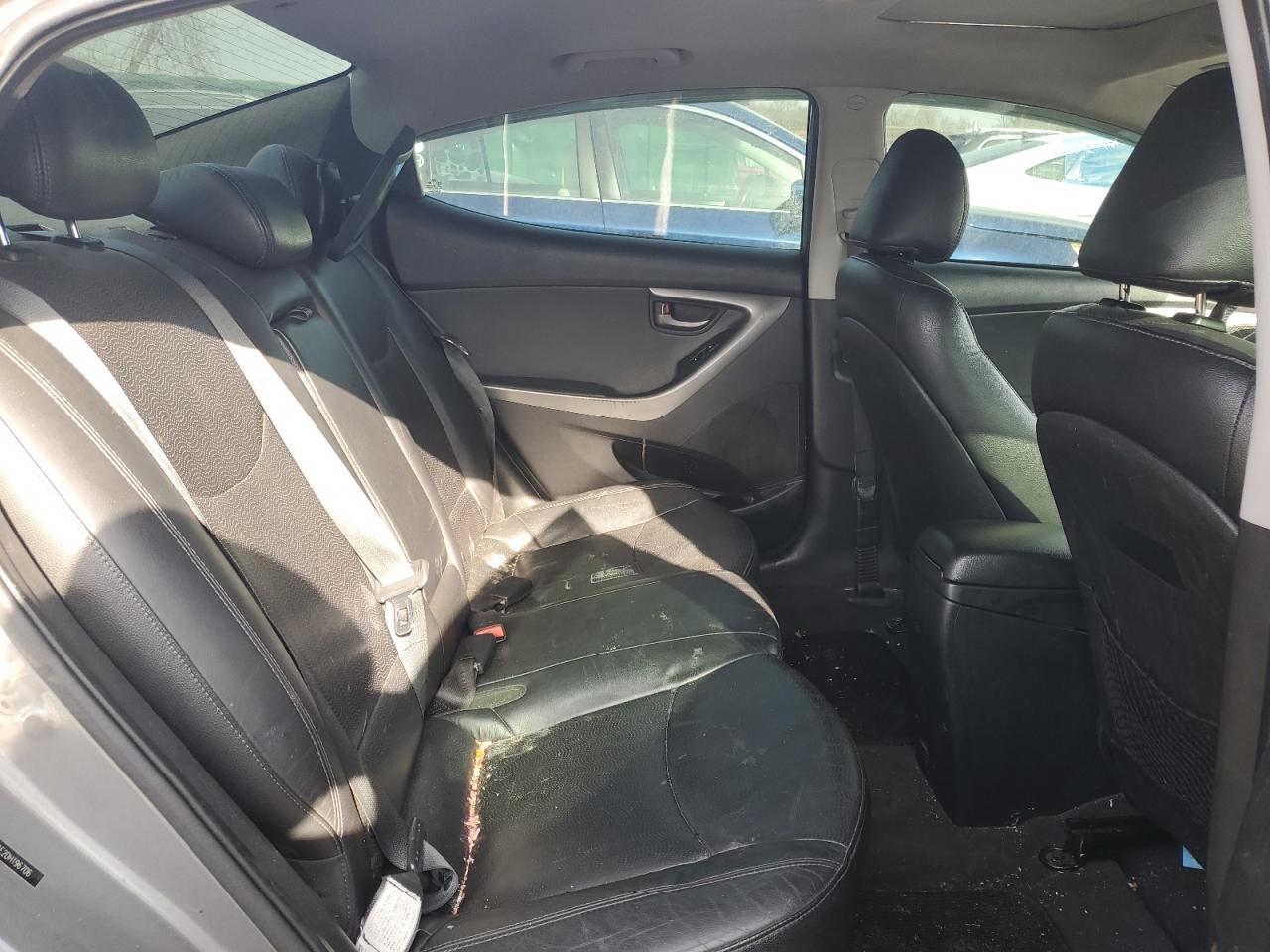 2013 Hyundai Elantra VIN 5NPDH4AE2DH196706 Copart auction photo, front end / side damage thumbnail 10