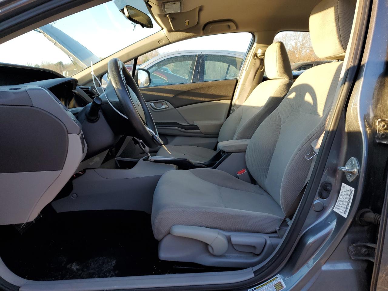 2012 Honda Civic VIN 2HGFB2F51CH318570 Copart auction photo, rear end damage thumbnail 7