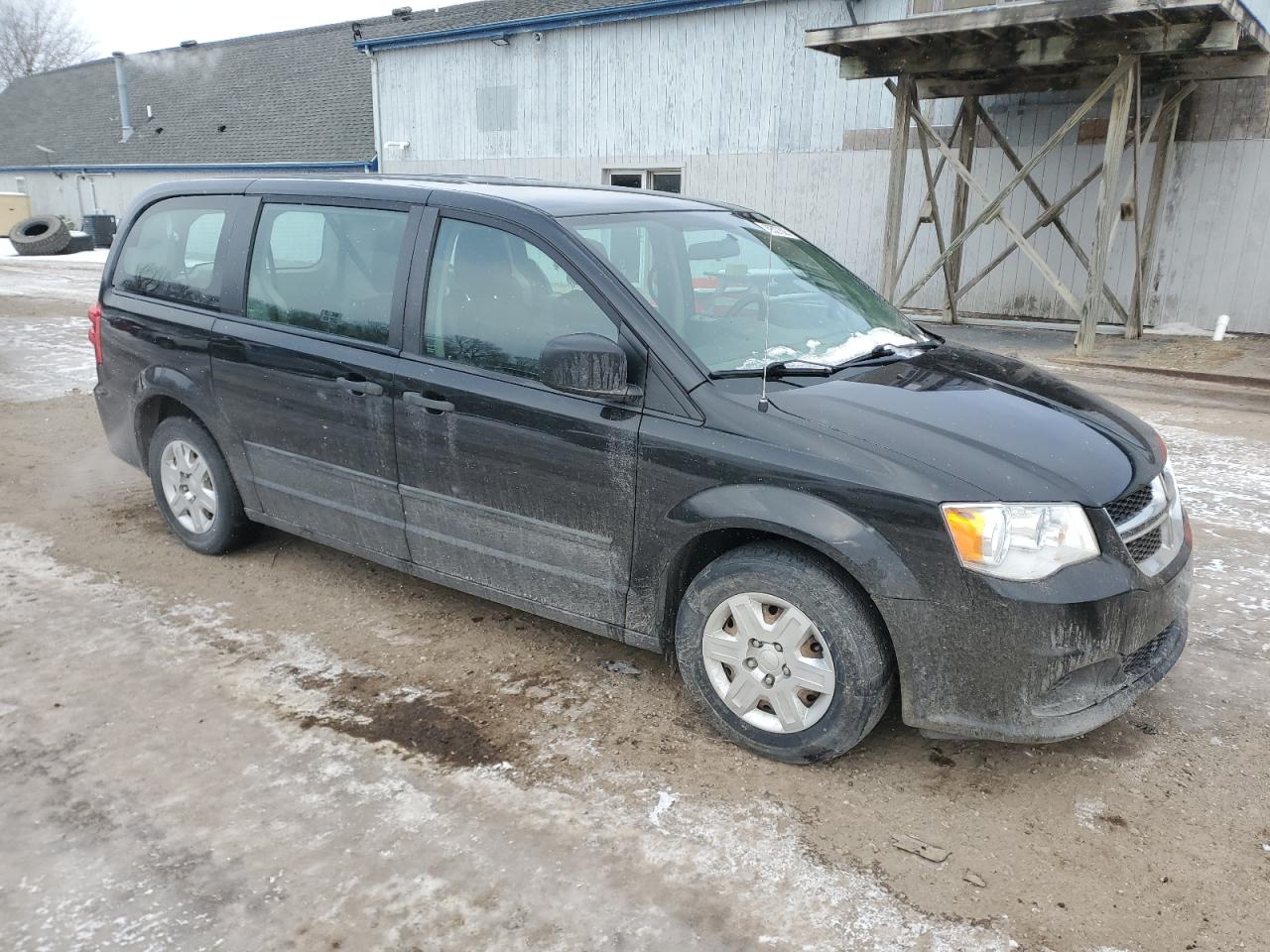 2013 Dodge Caravan VIN 2C4RDGBGXDR568542 Copart auction photo, front end damage thumbnail 4