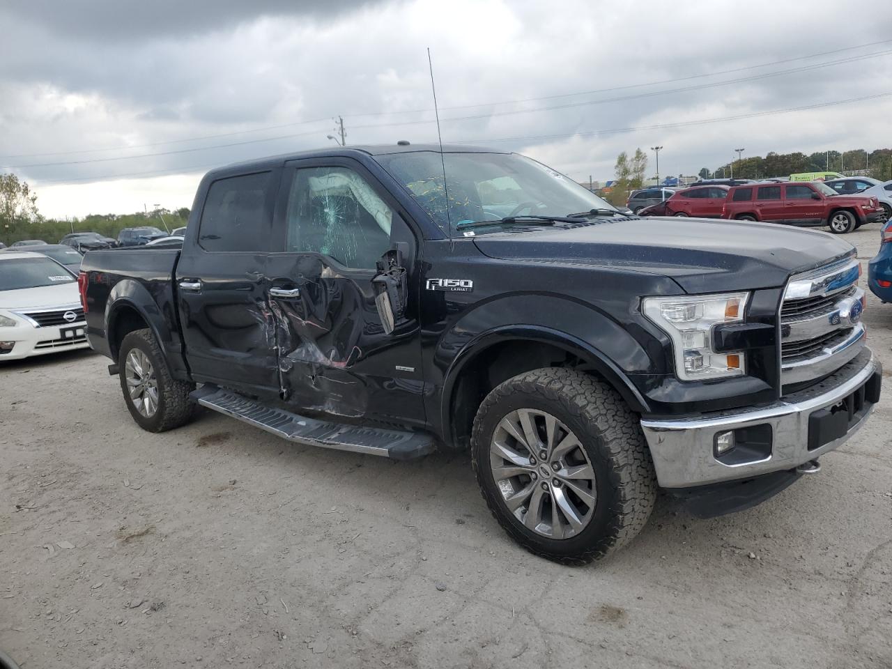 2016 Ford F-150 VIN 1FTEW1EG3GFD54134 Copart auction photo, side / minor dent/scratches damage thumbnail 4