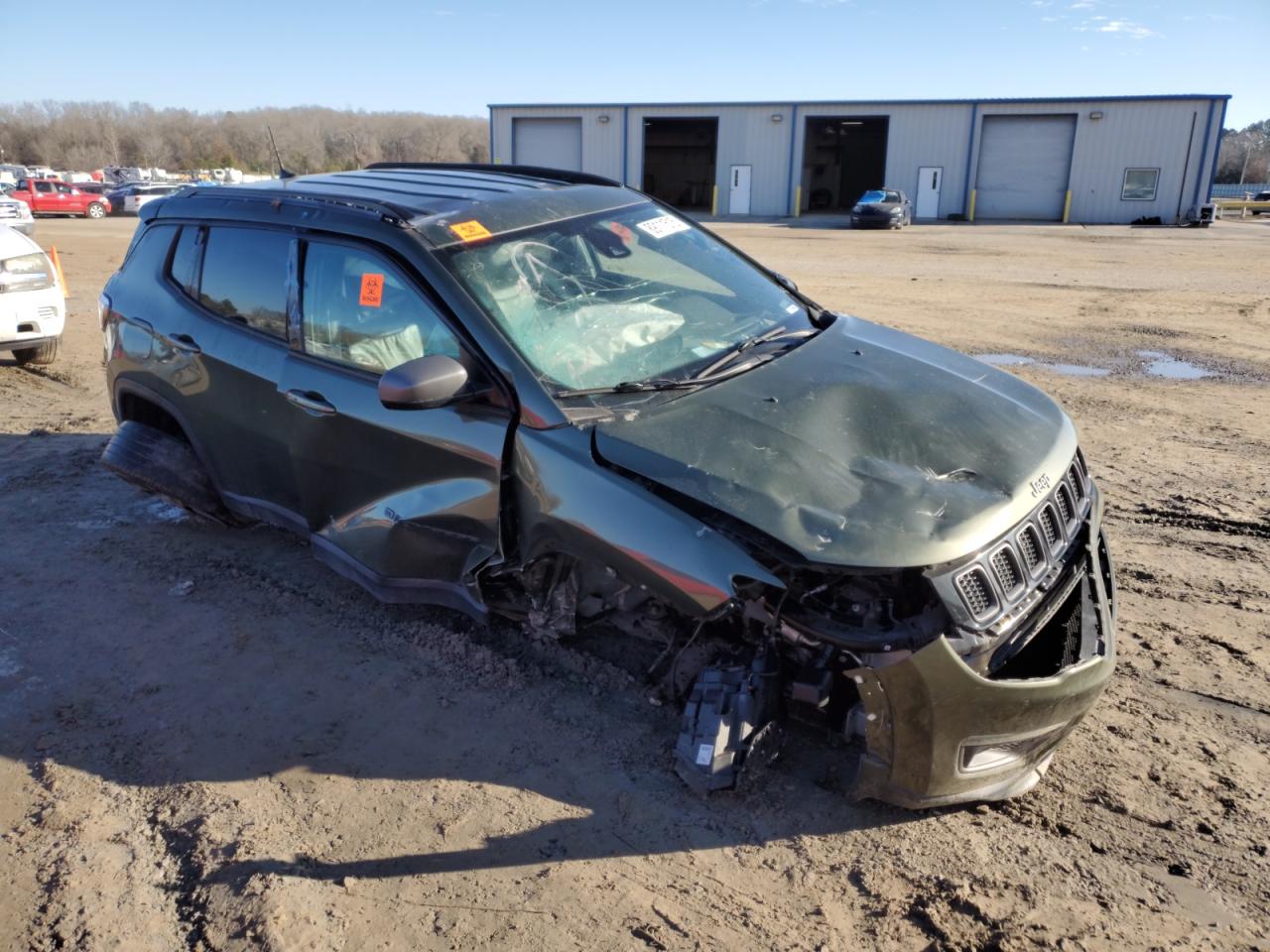 2021 Jeep Compass VIN 3C4NJCEB8MT545807 Copart auction photo, all over damage thumbnail 4