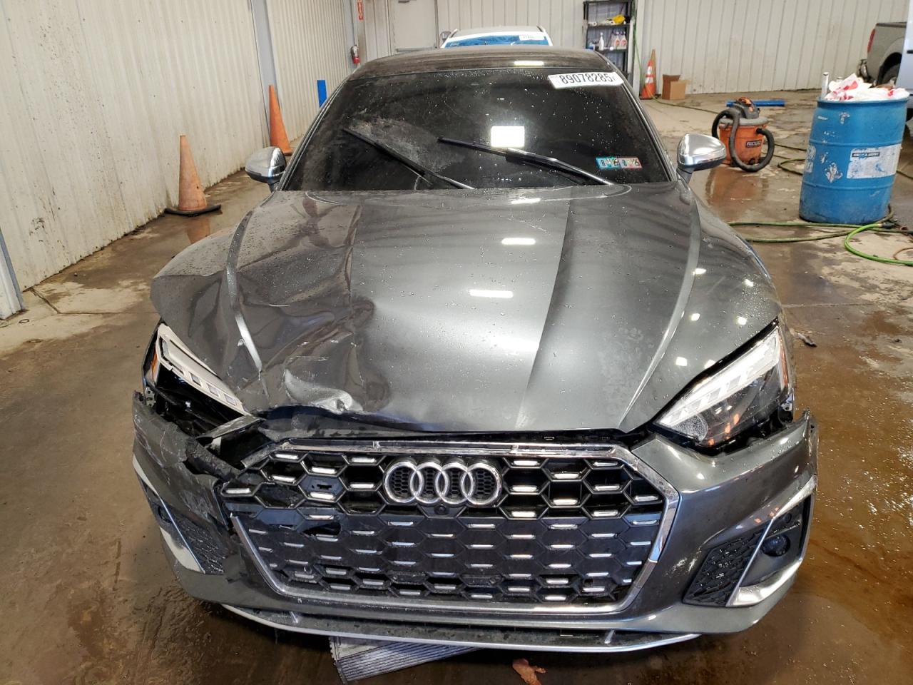 2024 Audi RS5 VIN WAUC4CF51RA104765 Copart auction photo, front end / side damage thumbnail 5