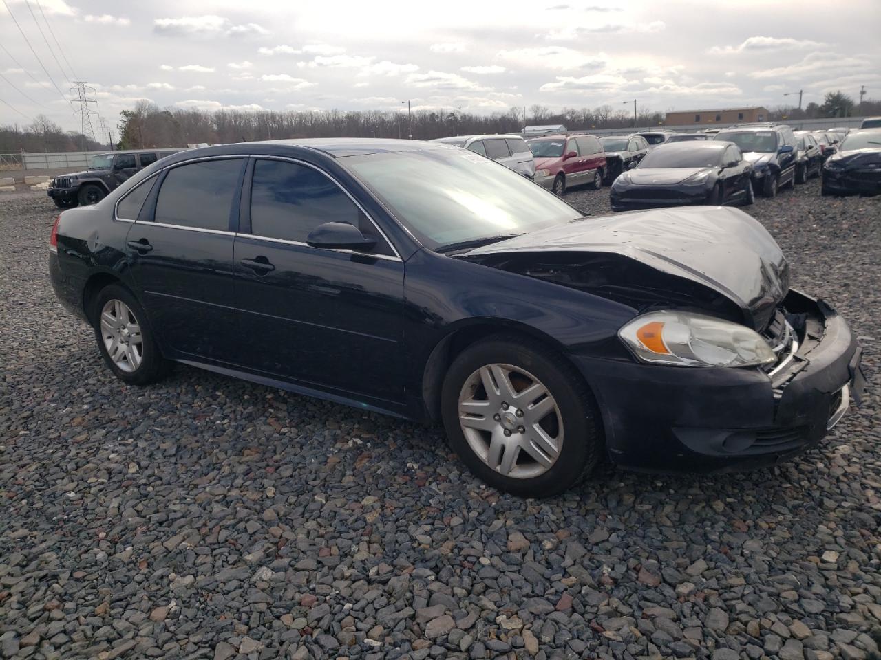 2011 Chevrolet Impala VIN 2G1WB5EKXB1185265 Copart auction photo, front end damage thumbnail 4