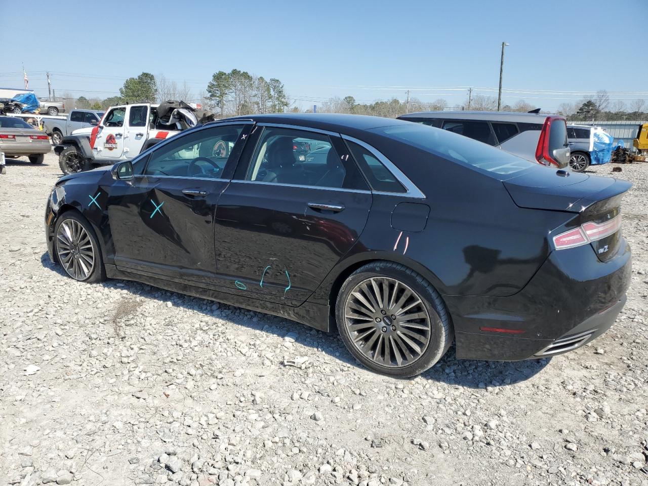 2013 Lincoln MKZ VIN 3LN6L2JK4DR814280 Copart auction photo, front end / side damage thumbnail 2