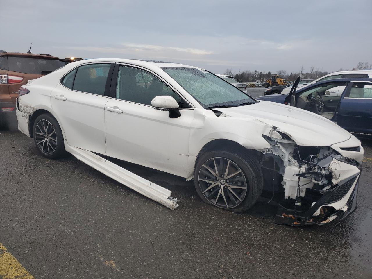2023 Toyota Camry VIN 4T1T11BK6PU096438 Copart auction photo, front end / side damage thumbnail 4