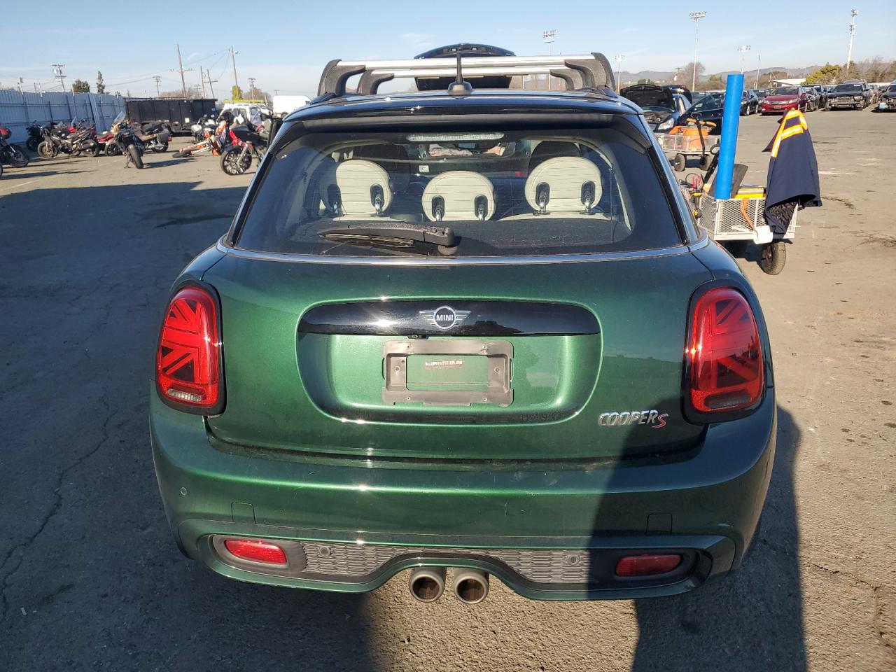 2019 MINI Cooper VIN WMWXU3C5XK2H88112 Copart auction photo, side / front end damage thumbnail 6