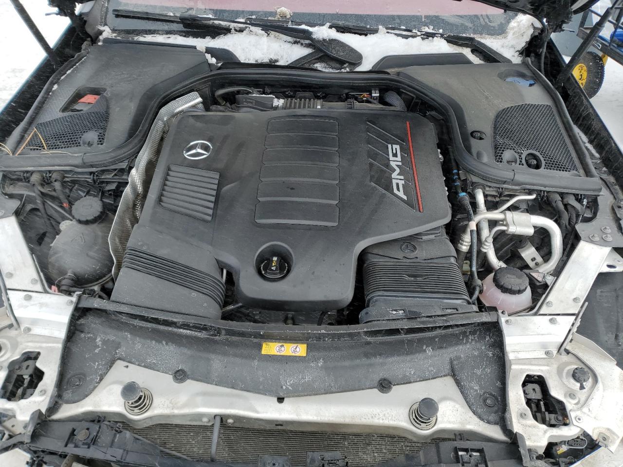 2019 Mercedes-Benz CLC-klasse VIN WDD2J6BB1KA018579 Copart auction photo, front end / undercarriage damage thumbnail 11