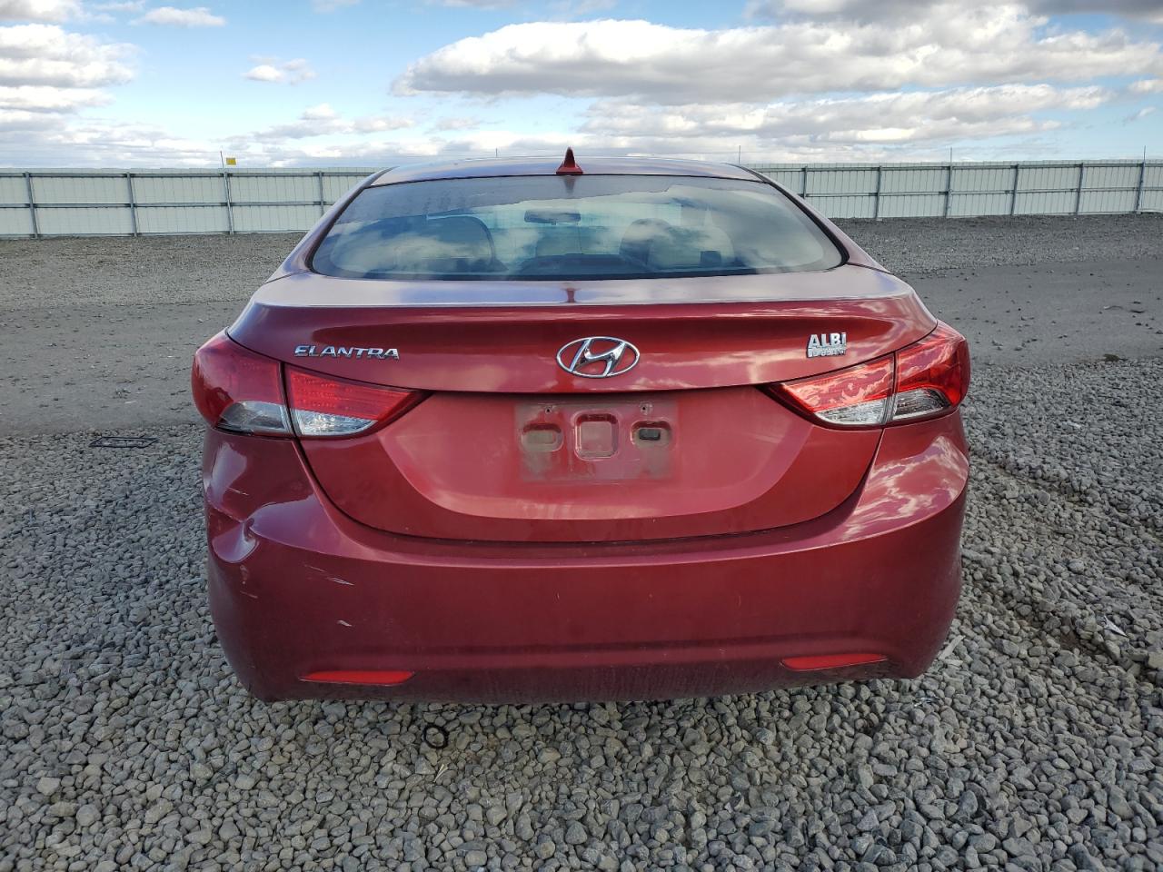 2013 Hyundai Elantra VIN 5NPDH4AE9DH294311 Copart auction photo, rear end / front end damage thumbnail 6