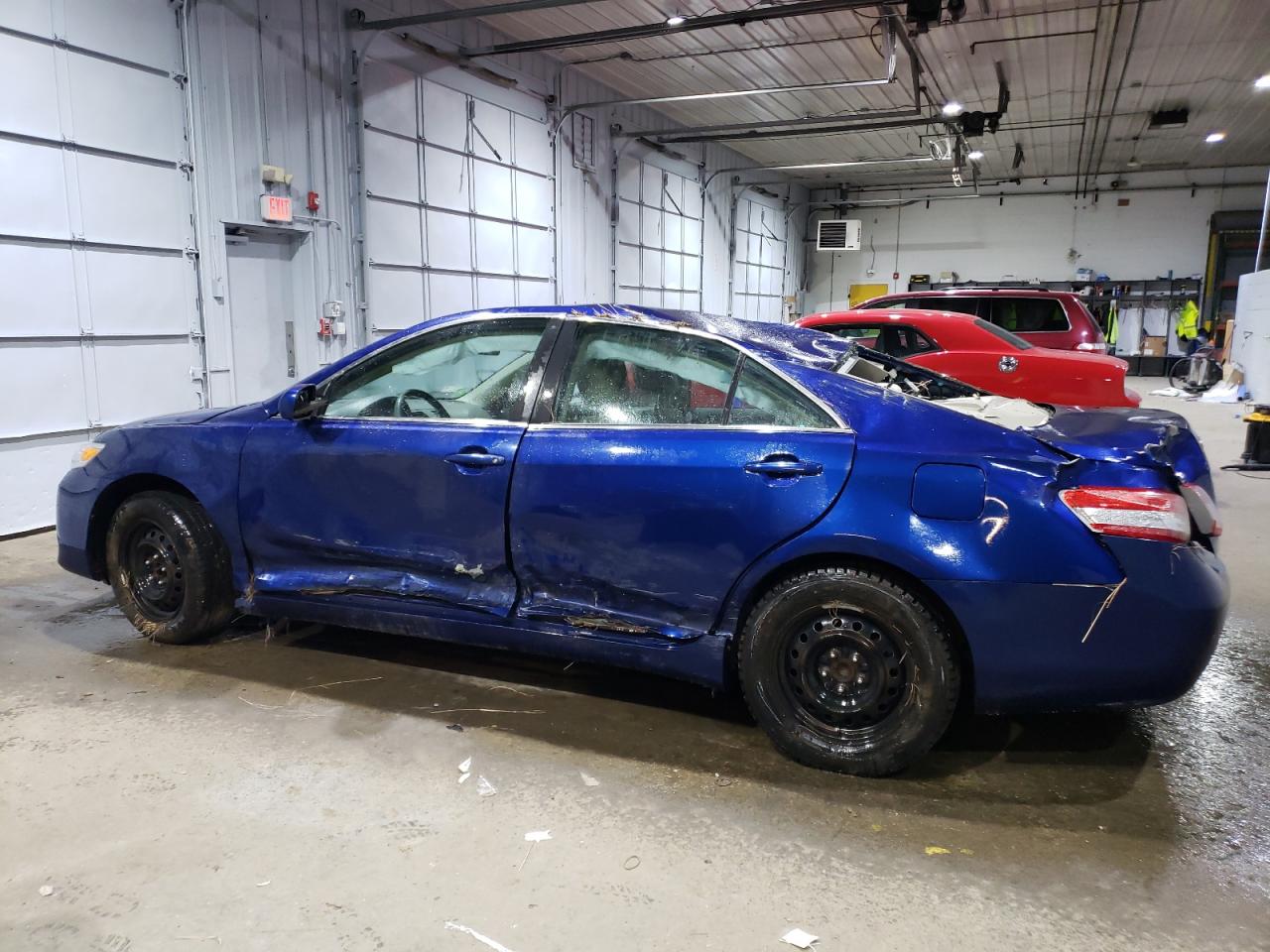 2011 Toyota Camry VIN 4T1BF3EK1BU695051 Copart auction photo, rollover / top/roof damage thumbnail 2