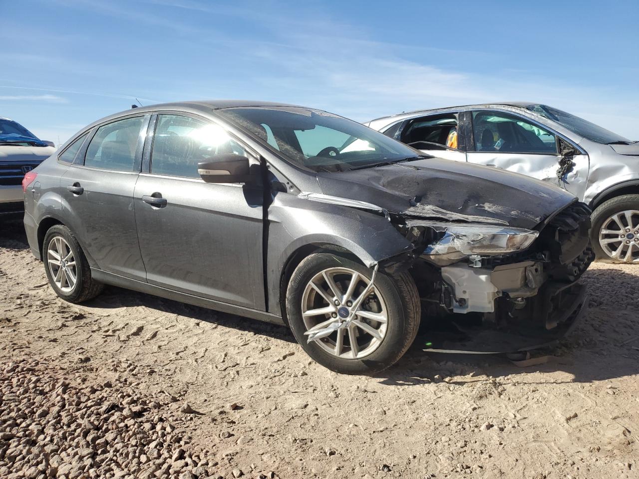 2017 Ford Focus VIN 1FADP3F20HL299884 Copart auction photo, front end damage thumbnail 4