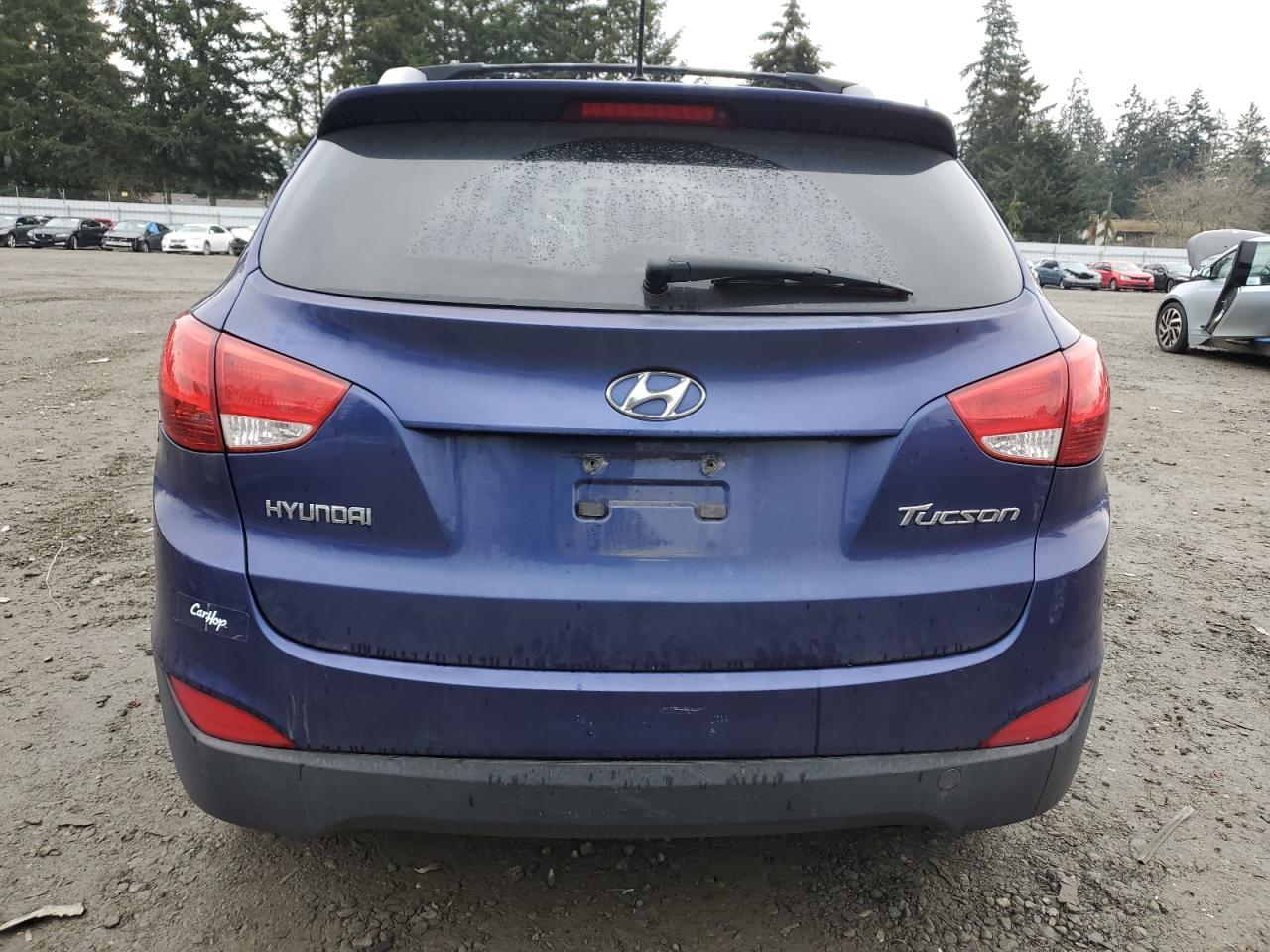 2012 Hyundai Tucson VIN KM8JU3AC4CU490194 Copart auction photo, front end damage thumbnail 6