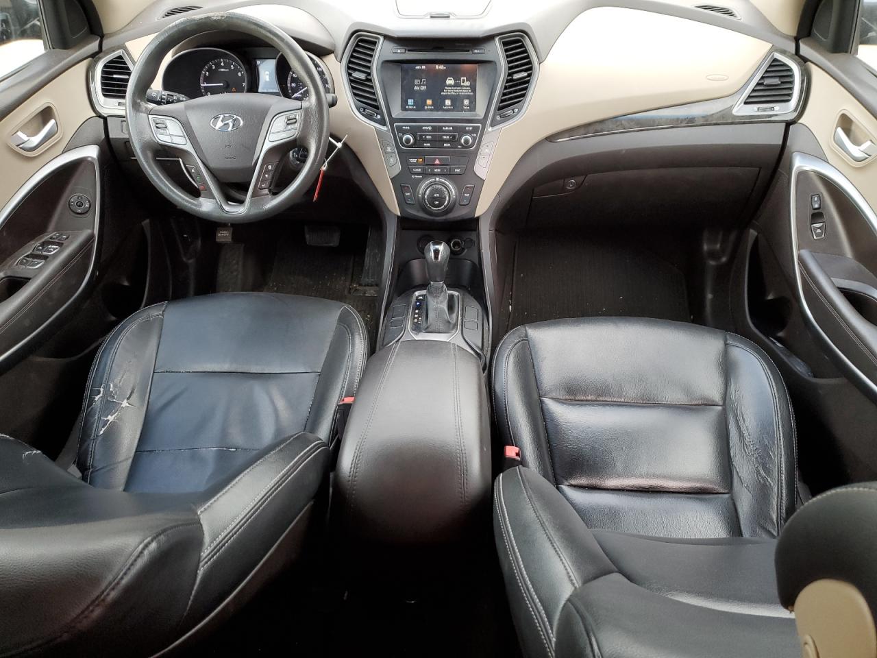 2017 Hyundai Santa Fe VIN 5NMZUDLB7HH001481 Copart auction photo, rear end / side damage thumbnail 8