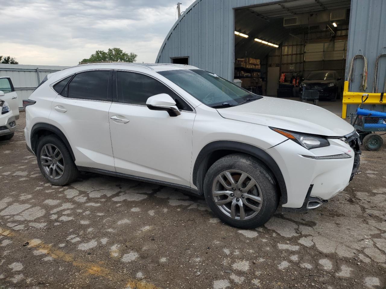 2016 Lexus NX VIN JTJYARBZ2G2029592 Copart auction photo, front end / side damage thumbnail 4