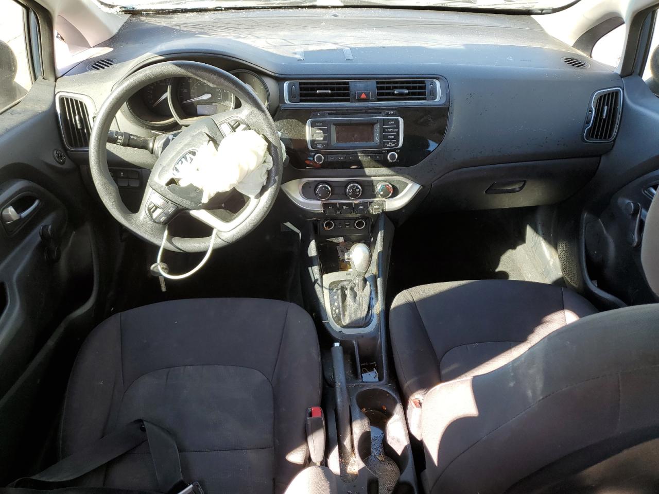 2016 KIA Rio VIN KNADM4A37G6594466 Copart auction photo, all over / undercarriage damage thumbnail 8