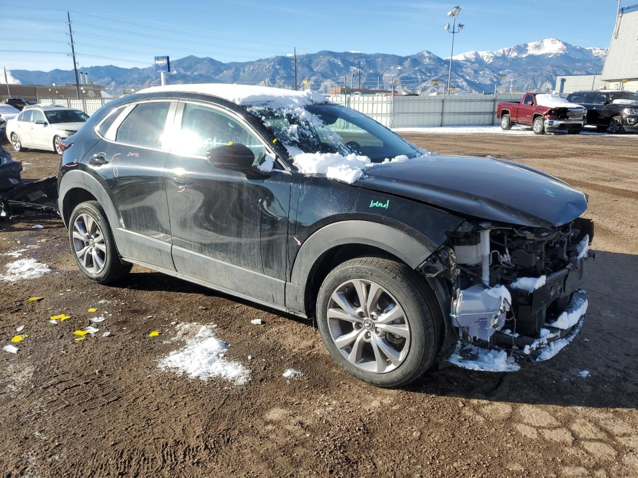 2020 Mazda CX-30 VIN 3MVDMBDL3LM127038 Copart auction photo, front end / side damage thumbnail 4
