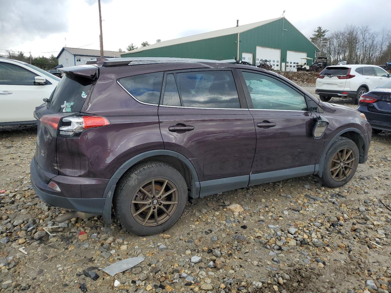 2017 Toyota RAV 4 VIN 2T3BFREV2HW606133 Copart auction photo, all over damage thumbnail 3